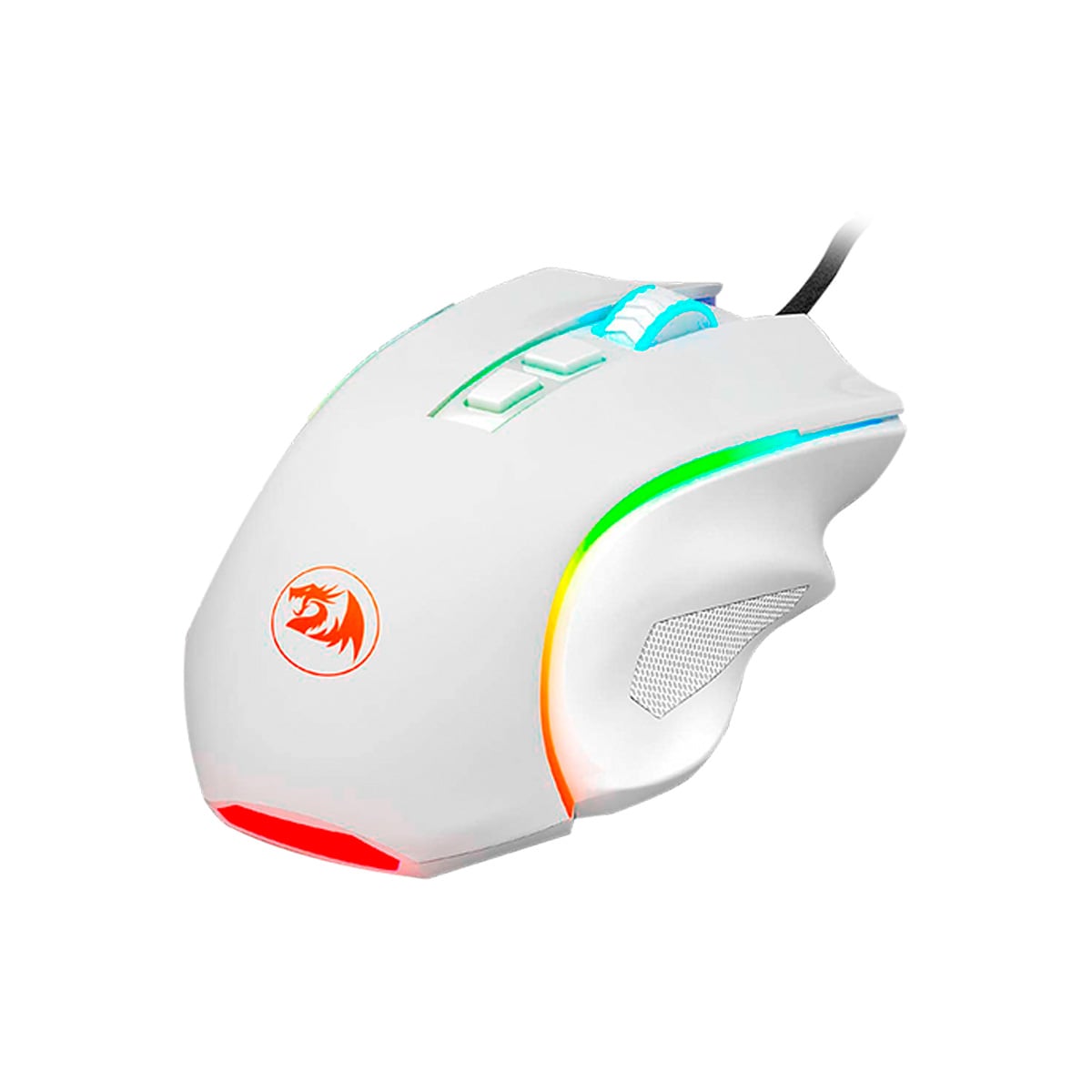 Mouse Gamer Redragon Griffin Lunar Branco RGB - M607W